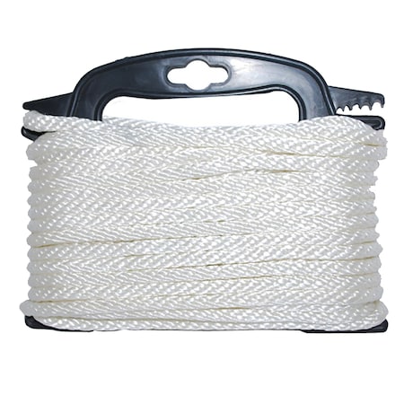Attwood Braided Nylon Rope - 3/16" x 100' - White 117553-7